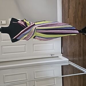 Asymmetrical multicolor dress